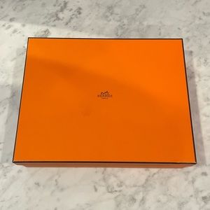 AUTHENTIC HERMES BOX W 2 DUSTBAGS FOR ORAN SANDALS